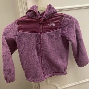 North face girls fleece jacket